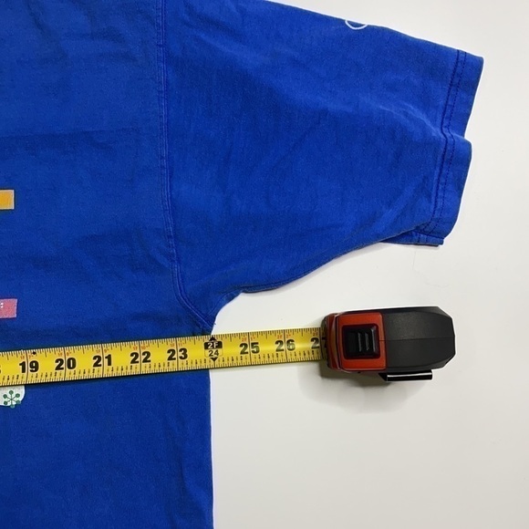 Vintage Olympics Nagano 1998  Downhill Skiing Blue Tshirt XL - Picture 7 of 9